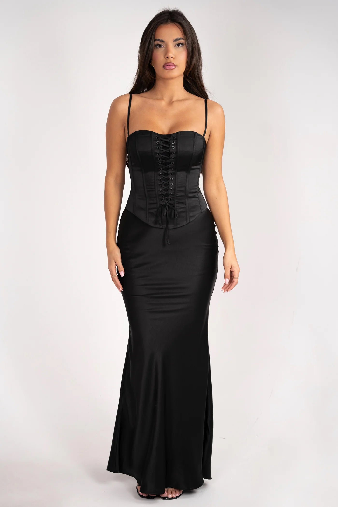 MAXI VESTIDO SET NOELIA NEGRO BOLERO