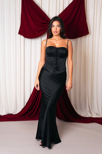 MAXI VESTIDO SET NOELIA NEGRO BOLERO