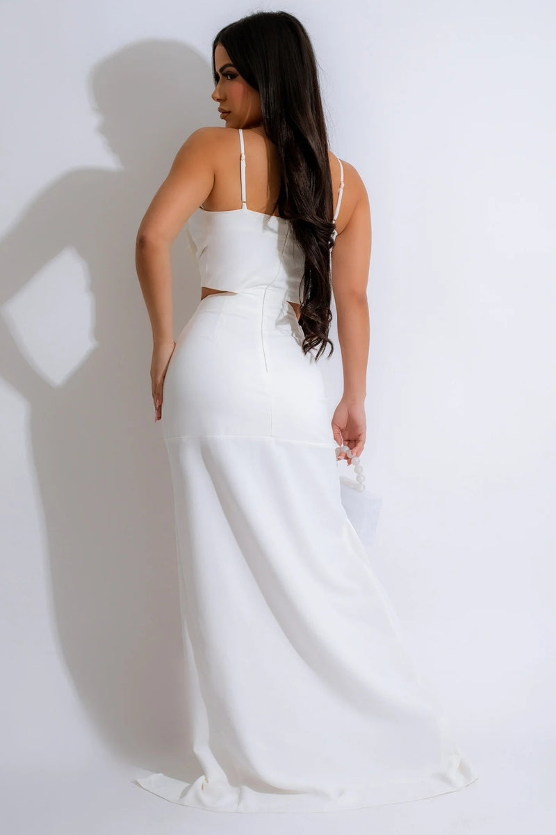 MAXI VESTIDO AMALIA FLOR BLANCO