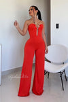 JUMPSUIT SERPIENTE GOLD CORAL