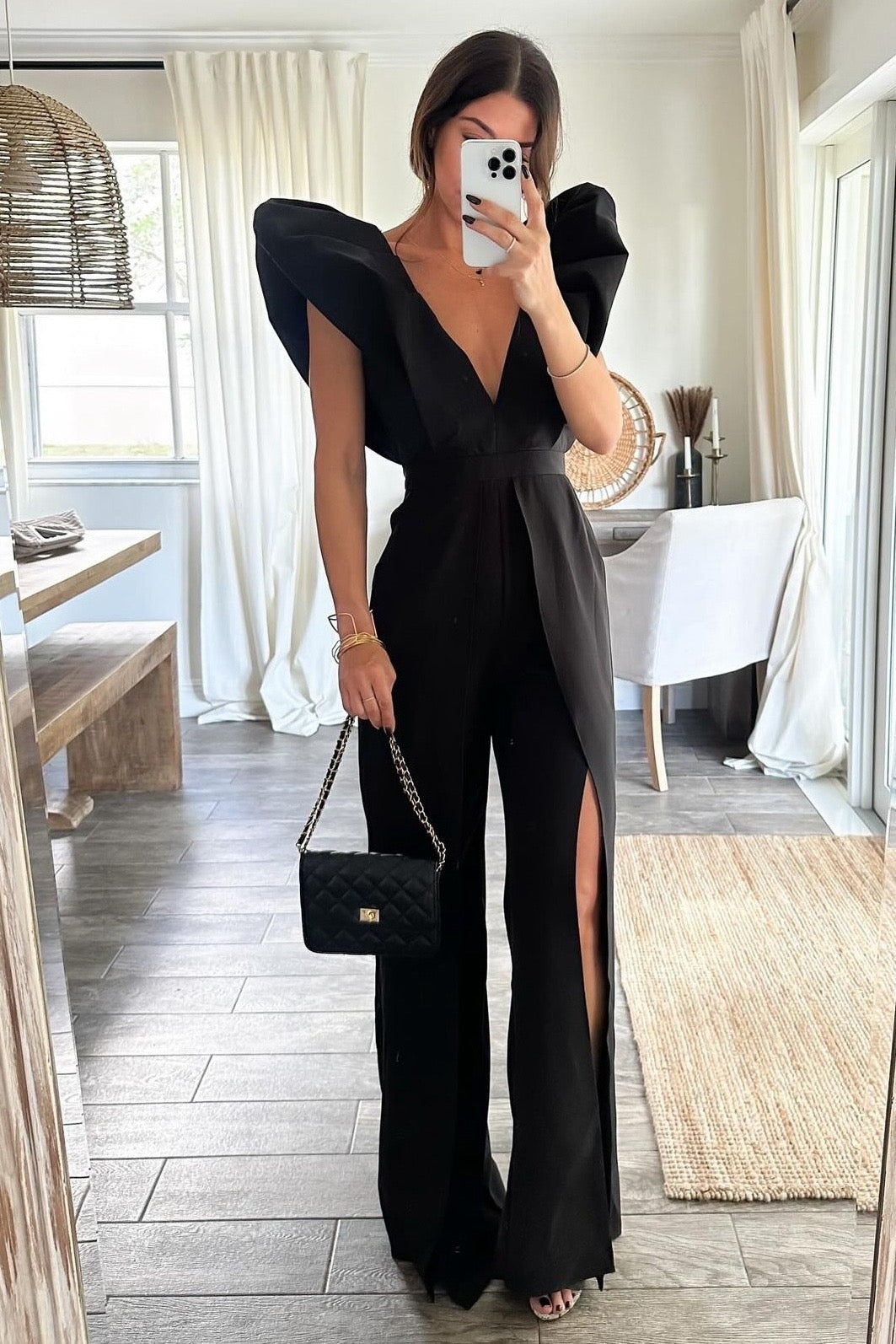 JUMPSUIT PALAZZO HIMARI NEGRO