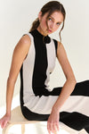 VESTIDO COLOR BLOCK BARBILLAS